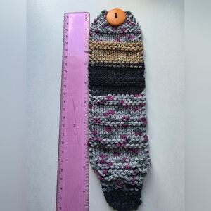 Handmade knit mug warmer/cozy